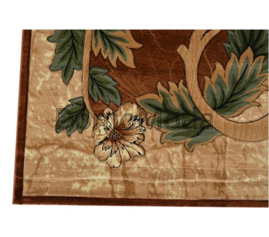 Синтетичний килим Hand Carving 0926A brown-beige - Висока якість за найкращою ціною в Україні зображення 3.